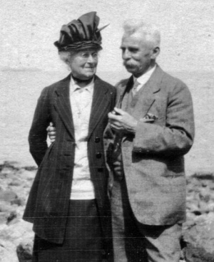 Josue and Maria Jeandron in the 1920s. Online trees show Josue as Jandron, and his wife as Marie-Ann, but church records, some attached to these trees, show these names to be mistakes