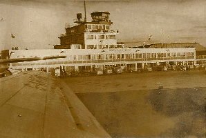 The Airport in the 1970s viewed from a departing aircraft