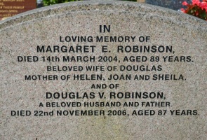 Robinson - St John’s Church cemetery