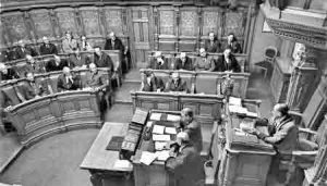 Presiding over the States in 1957