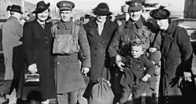 Troops on leave in early 1940