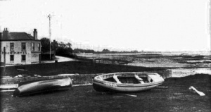 Le Hocq Hotel with the slipway in the foreground