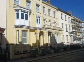From its corner with Victoria Street to Val Plaisant, the upper section of David Place has some fine old terrace buildings, although, as this photograph shows, some owners have done their best to spoil them with modern embellishments. How and when did the planning authority permit the PVC additions to the first floor?