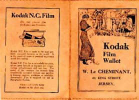 Wilfred Le Cheminant's main business was a china and glass dealer, but he was also heavily involved in photography and in the 1930s he operated one of the earliest processing facilities for amateur photographers' snapshots