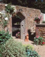 The gate to the kitchen garden