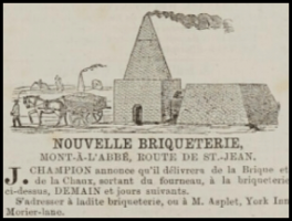 Champion's brickworks at St John were new in 1870
