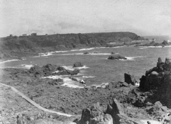 The La Moye coast from La Corbiere