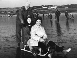 St Ouen's Pond frozen in 1963