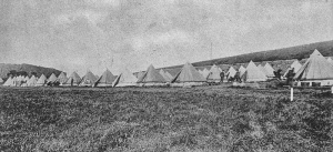 5.30 am and the camp at Fort Regent in 1906 has yet to come to life