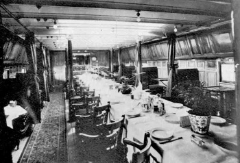 The Ibex dining saloon