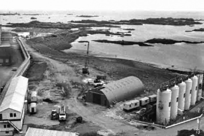 June 1973 - a view of the La Collette area before work started