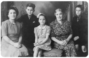 Marie Catherine Josse and her grandchildren