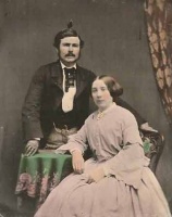 George Frederick Baker and his first wife, Mary Parris