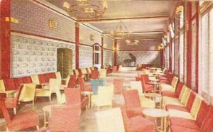A dining room in the 1950s