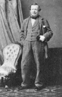 A very early photograph (1859-1862) of a member of the La Cloche family, Thomas Philippe (1816-1872)