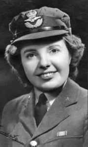 Peggy Bisson in WAAF uniform during World War 2