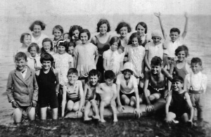 Philip and Madeleine Le Cuirot are on the right of the front row in this picture c1935