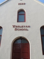 Chapel at St Aubin, turned into a school