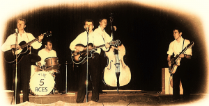 Five Aces, West Park Pavilion's first rock band