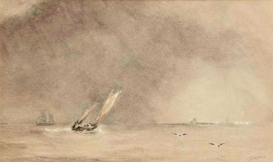 Ketch off Jersey coast