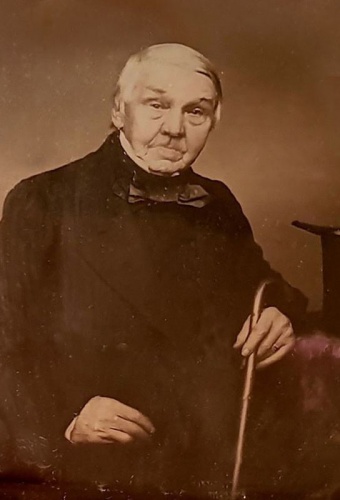 A very early and superb quality portrait. A Mr Bolton, photographed by Henry Mullins in 1849-50, about a year after he started in business