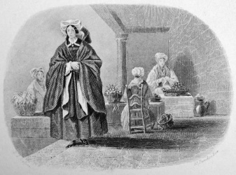 Granville women at St Helier market