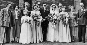 The wedding of Lawrence Pallot and Shirley Simpson