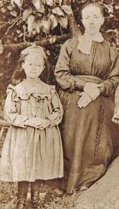 Marie Rosalie Hervieu, born in St Martin in 1897, with her mother, Marie Rosalie Natalie Augustine, nee Dupre (1873-1954), wife of Pierre Jules Justin Hervieu (1853-1923)