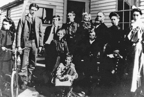 William James Way, born in St Helier in 1850, died in New Jersey in 1921, son of James and Eliza, husband of Isabella Cannell, with their family