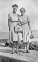 Frances May Gallichan with her mother