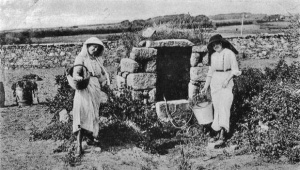 Girls at a well in 1914