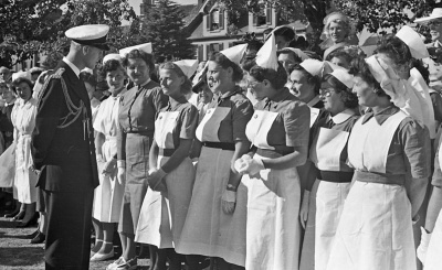 Nurses in Howard Davis Park