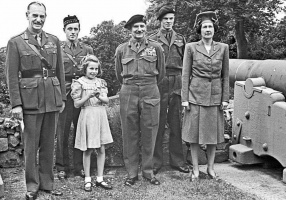 Field Marshal Bernard Montgomery at Government House in 1947