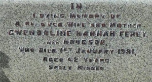 Hodgson - St John’s Church cemetery