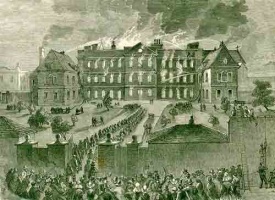 Fire devastates the hospital building