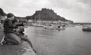 Fishing at Gorey in 1977