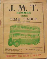 1939 JMT timetable