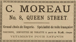 1928 advert in Chronique de Jersey