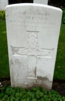 The grave of Great War casualty Wilfred Henry John Preston at Cologne Southern Cemetery
