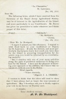 1918 election leaflet for A P Le Rossignol