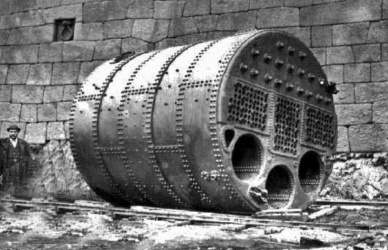 Caledonia wreck's boiler
