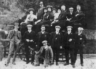 An early photograph of a charabanc by Albert Smith