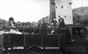 A Sunday school outing at Greve de Lecq in 1930